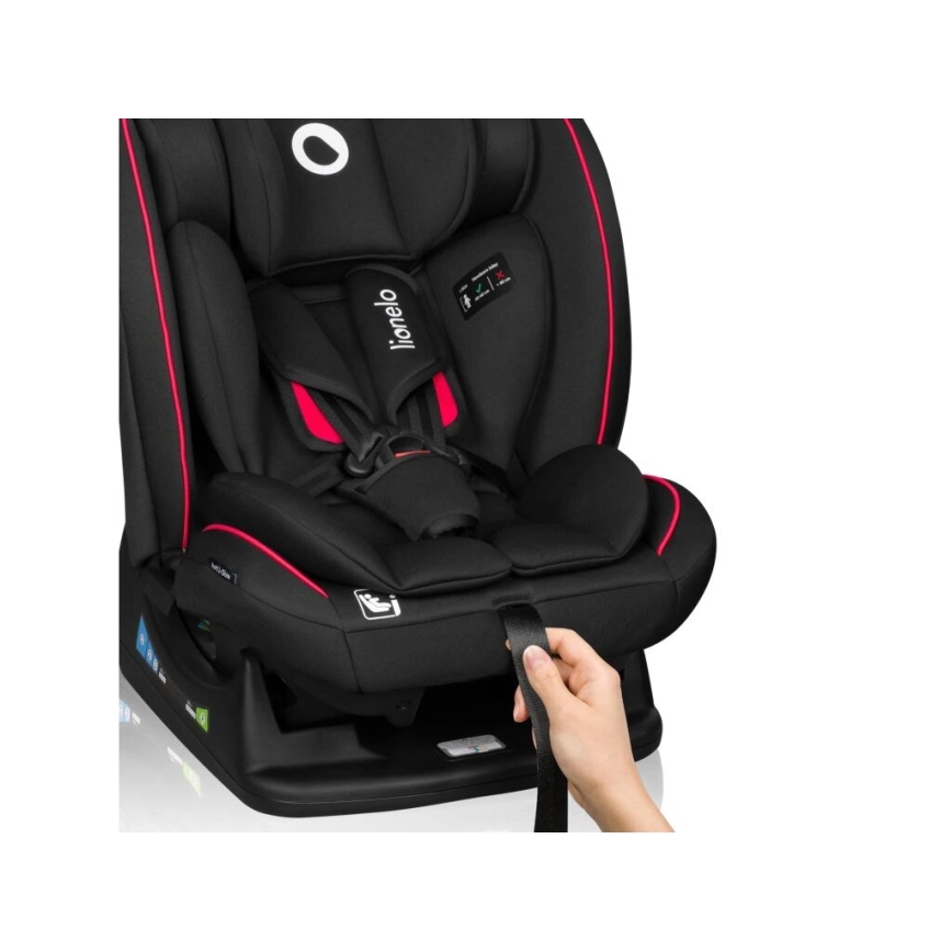 Lionelo - Autosjedalica AART i-Size 40-150 cm crna/crvena