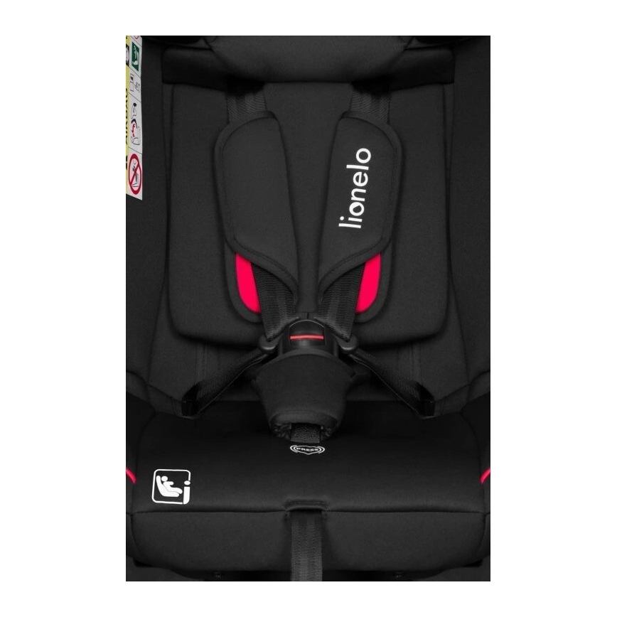 Lionelo - Autosjedalica AART i-Size 40-150 cm crna/crvena