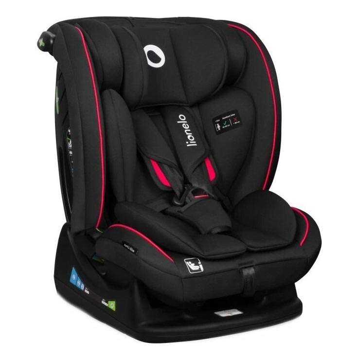 Lionelo - Autosjedalica AART i-Size 40-150 cm crna/crvena