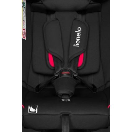 Lionelo - Autosjedalica AART i-Size 40-150 cm crna/crvena