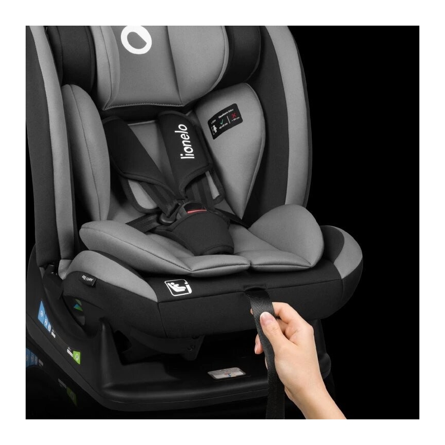 Lionelo - Autosjedalica AART i-Size 40-150 cm crna/siva