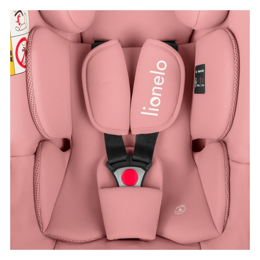 Lionelo - Autosjedalica ASTRID i-Size 40-87 cm Koraljno ružičasta