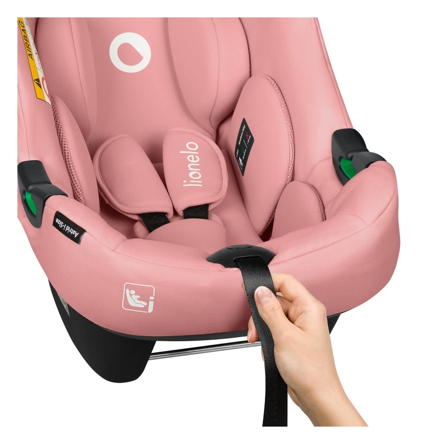 Lionelo - Autosjedalica ASTRID i-Size 40-87 cm Koralno-ružičasta