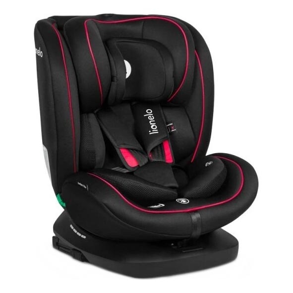 Lionelo - Autosjedalica BASTIAAN i-Size 40-150 cm crna/crvena
