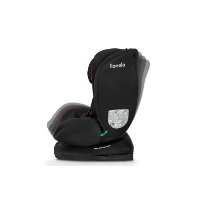 Lionelo - Autosjedalica BASTIAAN i-Size 40-150 cm crna/crvena