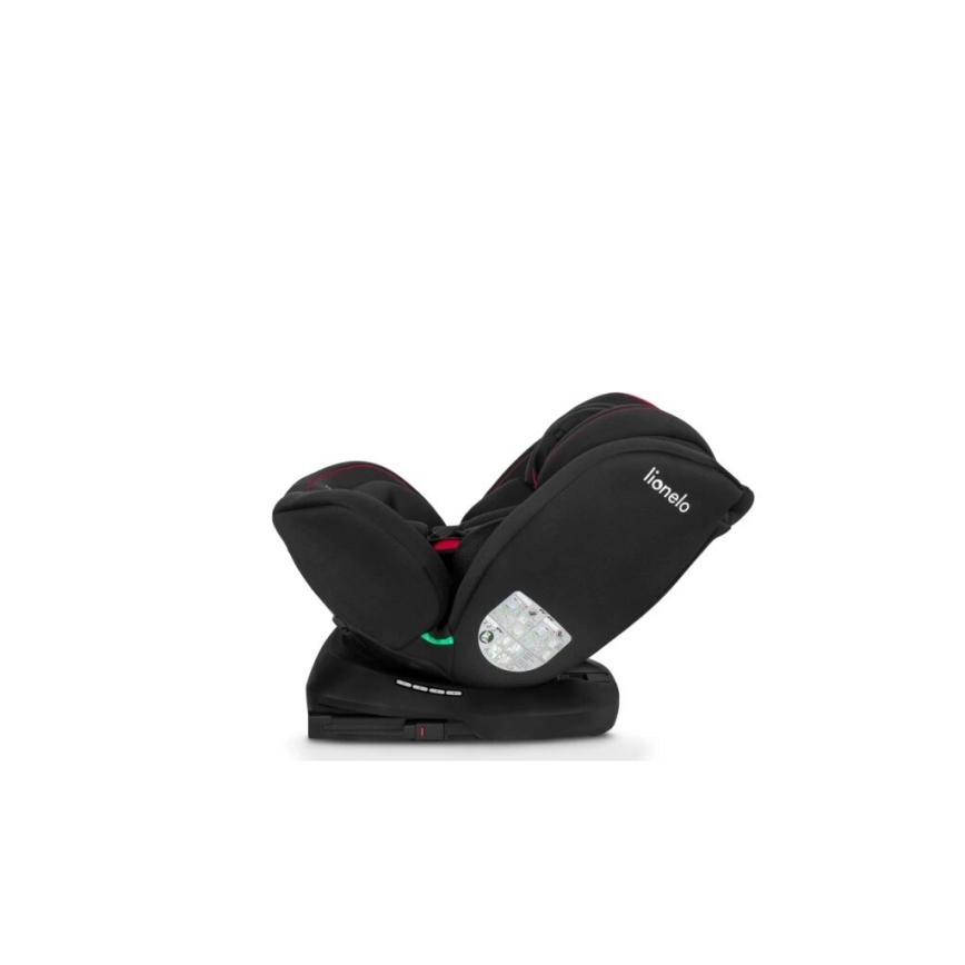 Lionelo - Autosjedalica BASTIAAN i-Size 40-150 cm crna/crvena