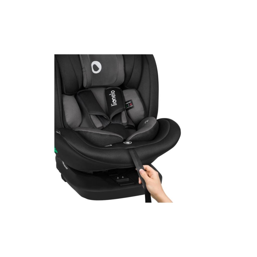 Lionelo - Autosjedalica BASTIAAN i-Size 40-150 cm crna/siva