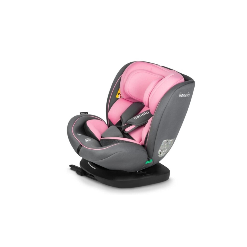 Lionelo - Autosjedalica BASTIAAN i-Size 40-150 cm siva/ružičasta