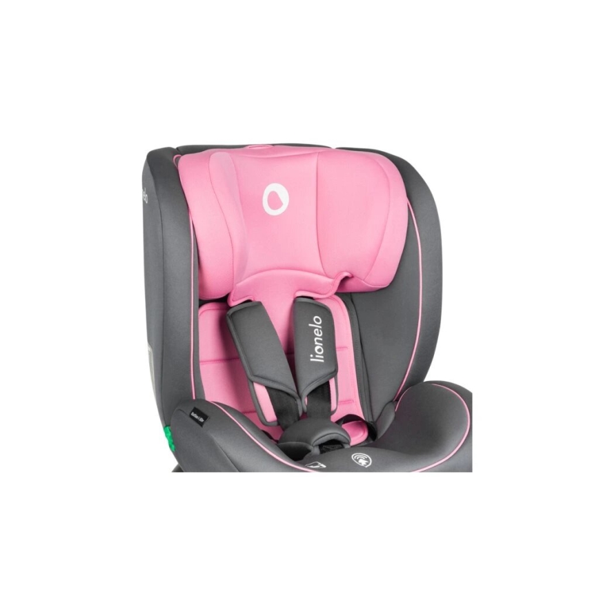 Lionelo - Autosjedalica BASTIAAN i-Size 40-150 cm siva/ružičasta