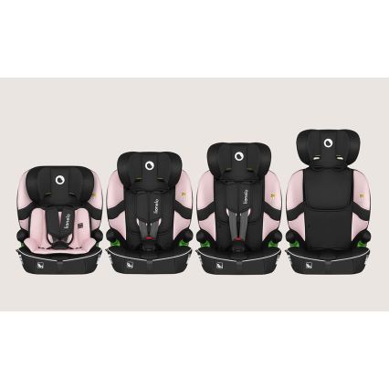 Lionelo - Autosjedalica BILLY i-Size 76-150 cm Baby Pink