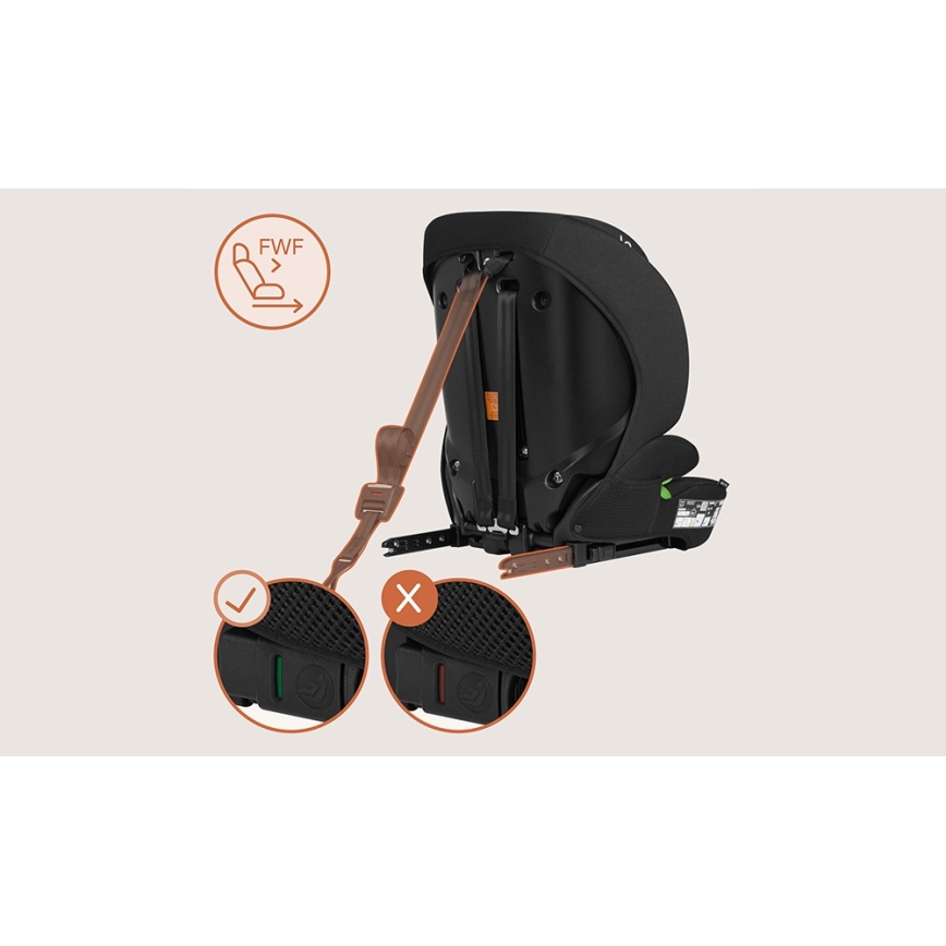 Lionelo - Autosjedalica BILLY i-Size 76-150 cm Crni karbon