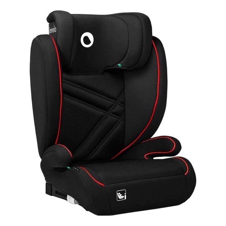 Lionelo - Autosjedalica HUGO i-Size 100-150 cm crna/crvena