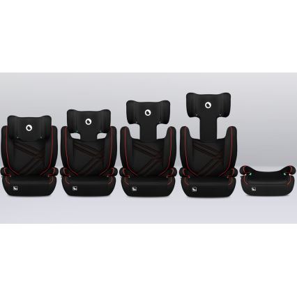 Lionelo - Autosjedalica HUGO i-Size 100-150 cm crna/crvena