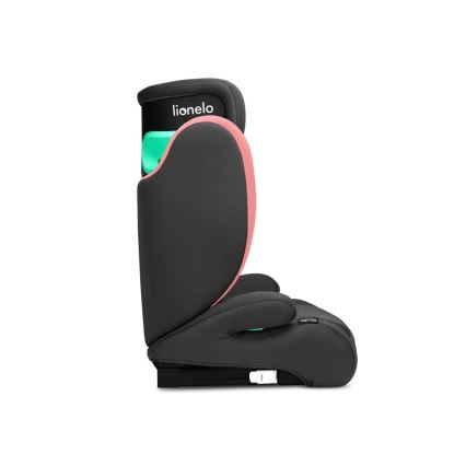 Lionelo - Autosjedalica HUGO i-Size 100-150 cm crna/ružičasta