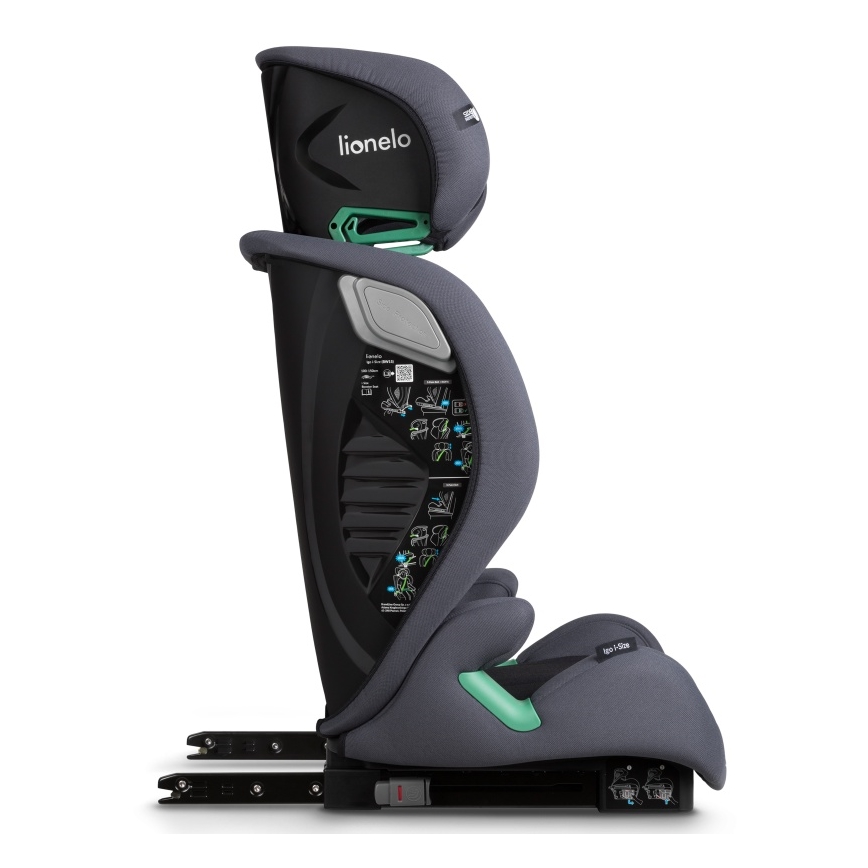 Lionelo - Autosjedalica IGO i-Size 100-150 cm Sivi grafit