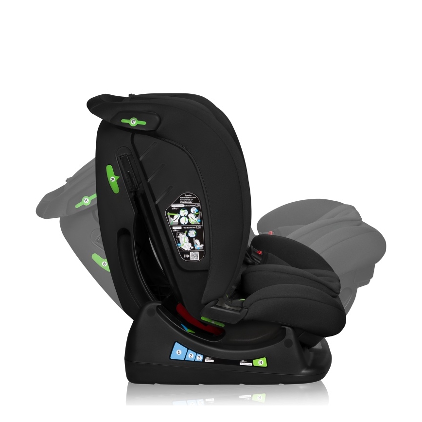 Lionelo - Autosjedalica IZZY i-Size 40-150 cm Crni karbon