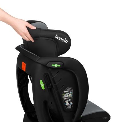 Lionelo - Autosjedalica IZZY i-Size 40-150 cm Crno-siva