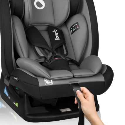Lionelo - Autosjedalica IZZY i-Size 40-150 cm Crno-siva