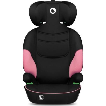 Lionelo - Autosjedalica LARS i-Size 100-150 cm crna/ružičasta