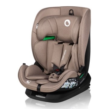 Lionelo - Autosjedalica LAVENDER i-Size 76-150 cm s rotirajućom bazom Bež Latte