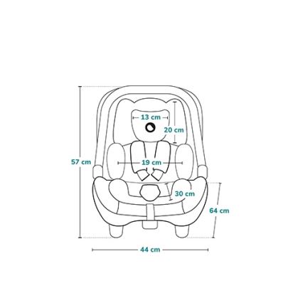 Lionelo - Autosjedalica LEMMY i-Size 40-87 cm Siva
