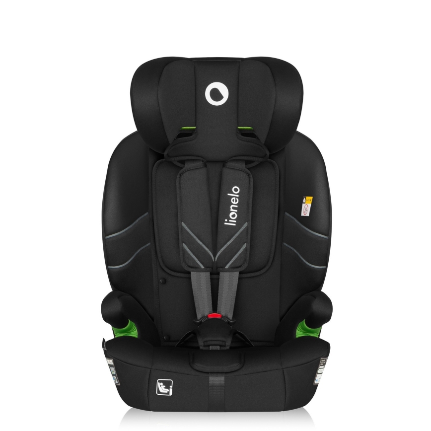 Lionelo - Autosjedalica LEVI FIX i-Size 76-150 cm Crni Karbon