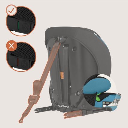 Lionelo - Autosjedalica LEVI FIX i-Size 76-150 cm Kobaltno plava