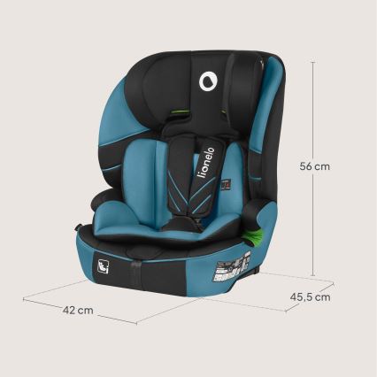 Lionelo - Autosjedalica LEVI FIX i-Size 76-150 cm Kobaltno plava