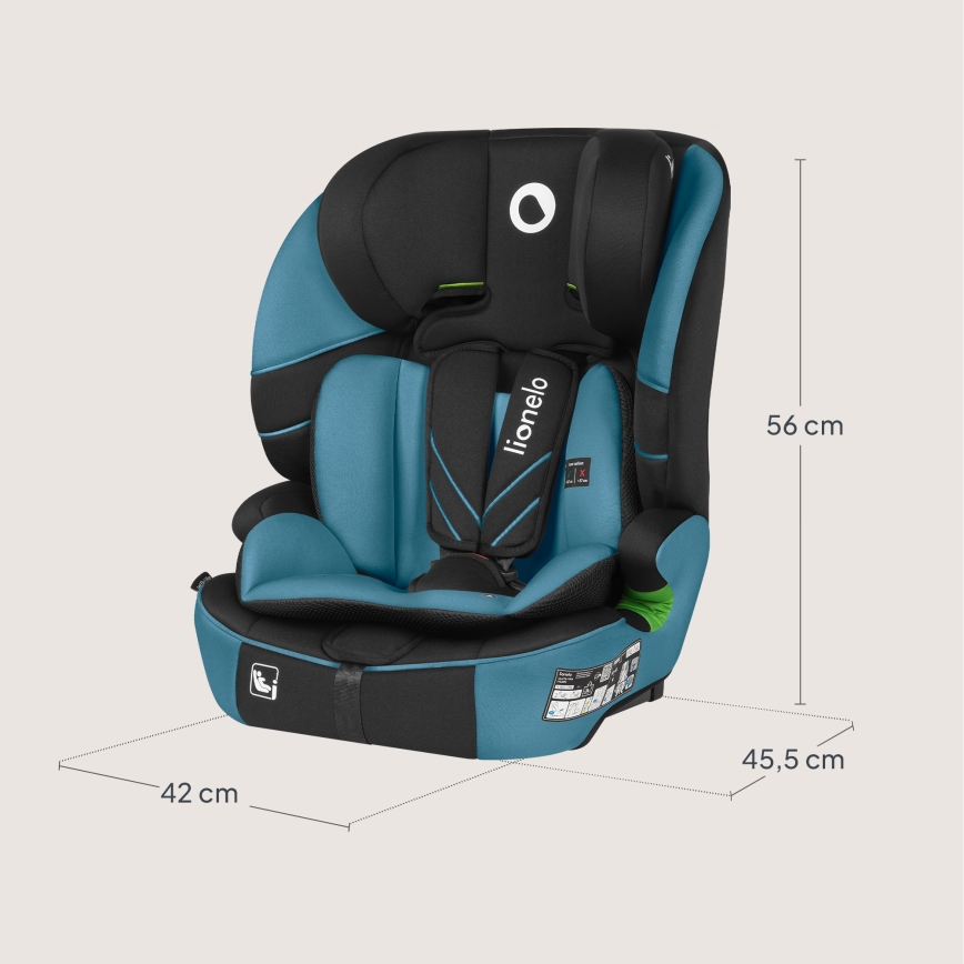 Lionelo - Autosjedalica LEVI FIX i-Size 76-150 cm Kobaltno plava