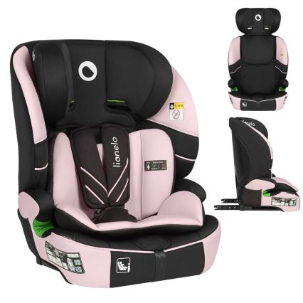 Lionelo - Autosjedalica LEVI FIX i-Size 76-150 cm Pink Baby