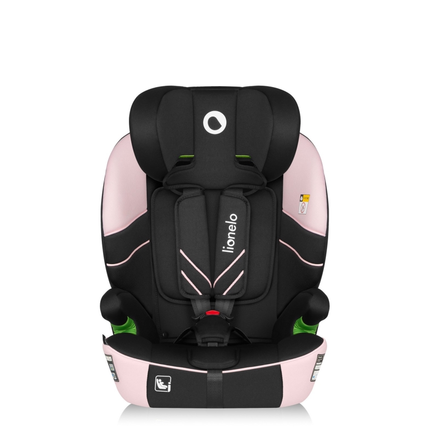 Lionelo - Autosjedalica LEVI FIX i-Size 76-150 cm Pink Baby