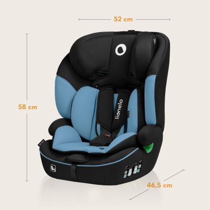 Lionelo - Autosjedalica LEVI i-Size 76-150 cm Kobaltno plava