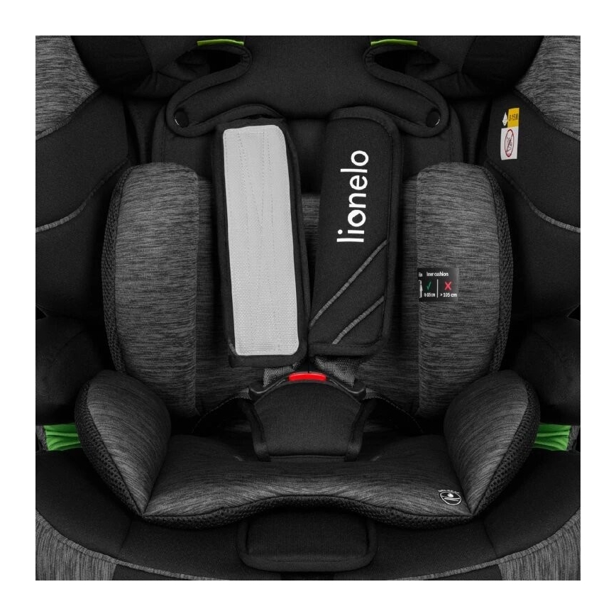 Lionelo - Autosjedalica LEVI ONE i-Size 76-150 cm crna