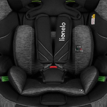 Lionelo - Autosjedalica LEVI ONE i-Size 76-150 cm crna