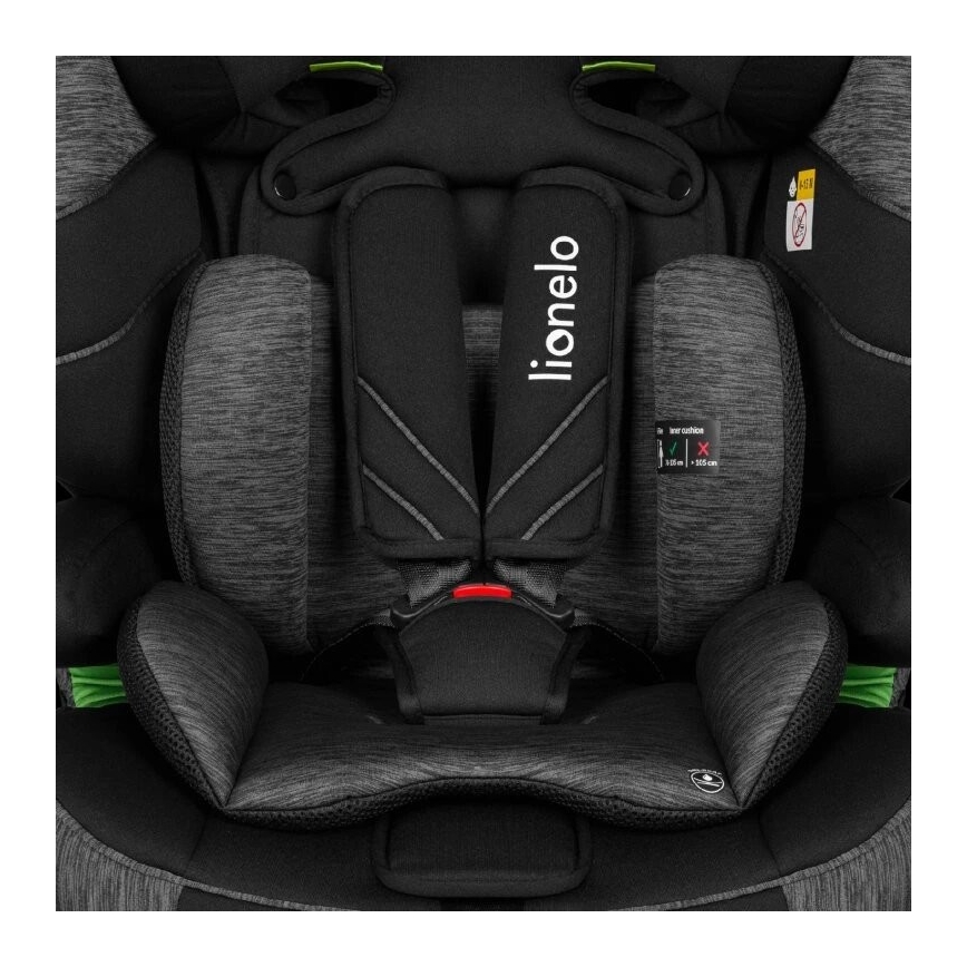 Lionelo - Autosjedalica LEVI ONE i-Size 76-150 cm crna
