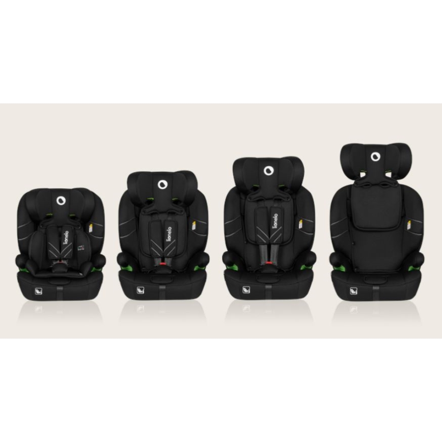 Lionelo - Autosjedalica LEVI ONE i-Size 76-150 cm crna