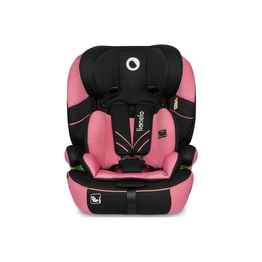 Lionelo - Autosjedalica LEVI ONE i-Size 76-150 cm crna/ružičasta