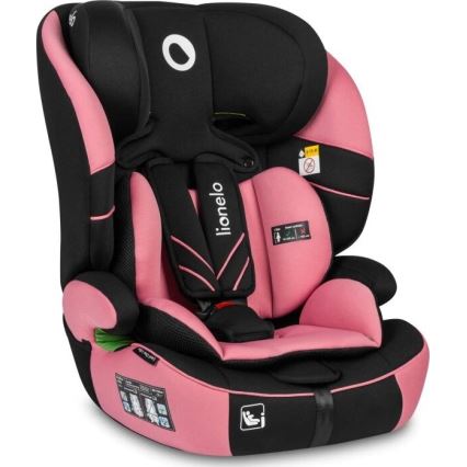 Lionelo - Autosjedalica LEVI ONE i-Size 76-150 cm crna/ružičasta