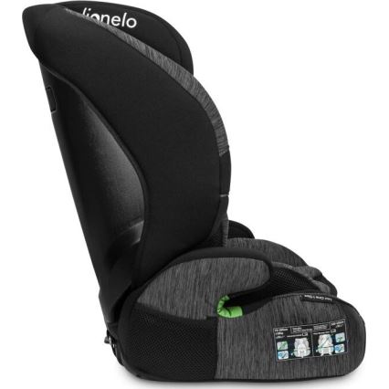 Lionelo - Autosjedalica LEVI ONE i-Size 76-150 cm crna/siva