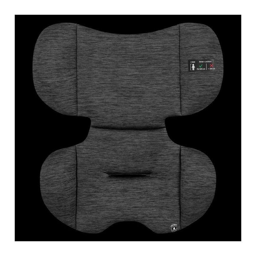 Lionelo - Autosjedalica LEVI ONE i-Size 76-150 cm crna/siva