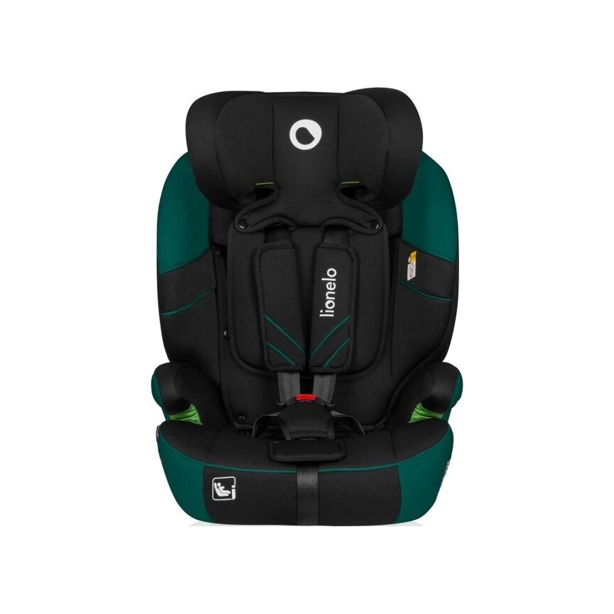Lionelo - Autosjedalica LEVI ONE i-Size 76-150 cm crna/zelena