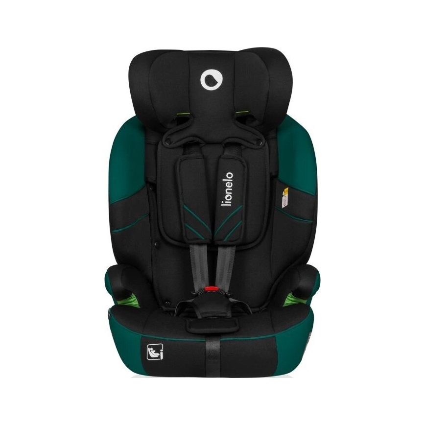 Lionelo - Autosjedalica LEVI ONE i-Size 76-150 cm crna/zelena