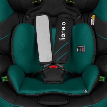 Lionelo - Autosjedalica LEVI ONE i-Size 76-150 cm crna/zelena