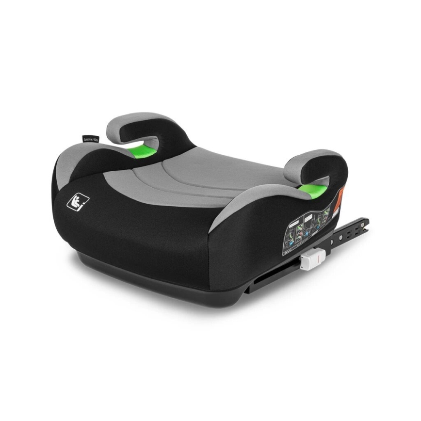 Lionelo - Autosjedalica za djecu LUUK FIX i-Size 125-150 cm crna/siva