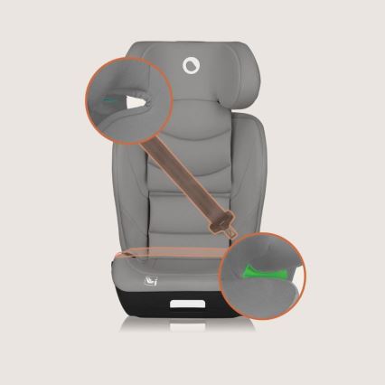 Lionelo - Autosjedalica NEAL i-Size 100-150 cm Betonska siva