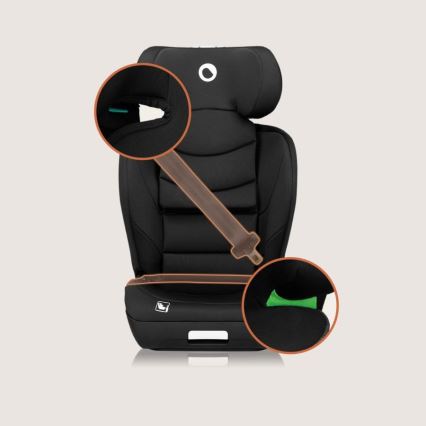 Lionelo - Autosjedalica NEAL i-Size 100-150 cm Crni karbon
