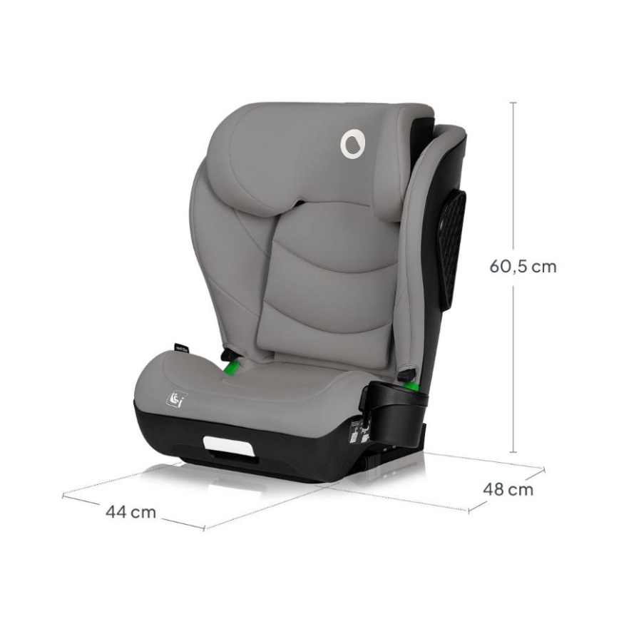 Lionelo - Autosjedalica NEAL i-Size 100-150 cm Siva Concrete