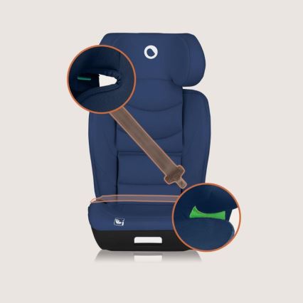 Lionelo - Autosjedalica NEAL i-Size 100-150 cm tamnoplava
