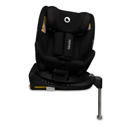 Lionelo - Okretna autosjedalica s bazom ANTOON PLUS i-Size 40-105 cm Black Onyx