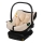 Lionelo - Autosjedalica s bazom ASTRID SET i-Size 40-87 cm Bež pijesak